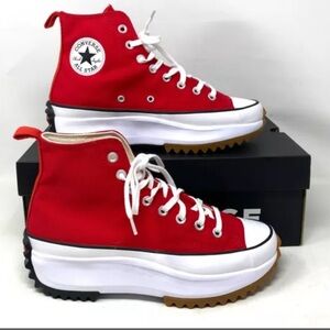 NWT Converse Run Star Hike Platform Red/White/Black